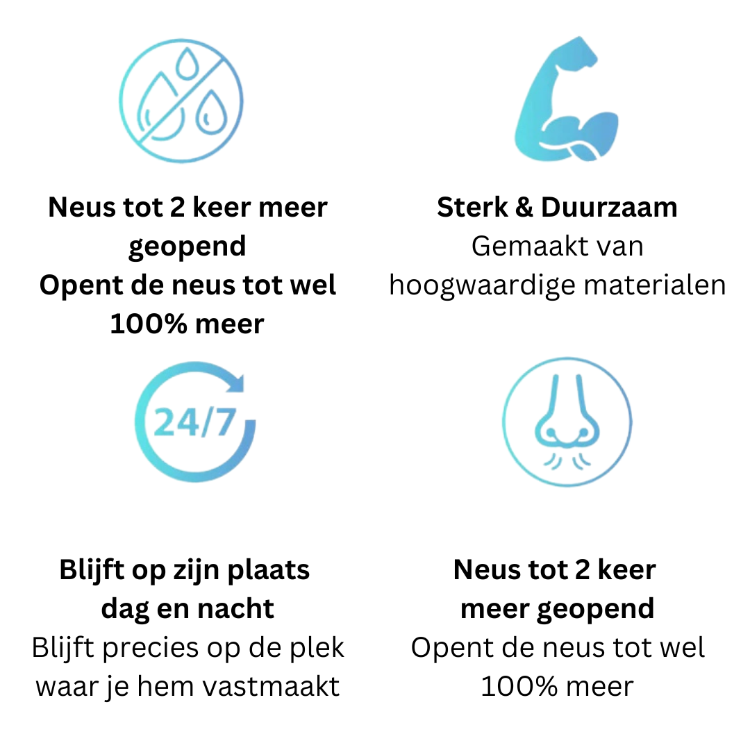 Magnetische Neusstrips: Adem Vrij, Slaap Beter, Presteer Meer!