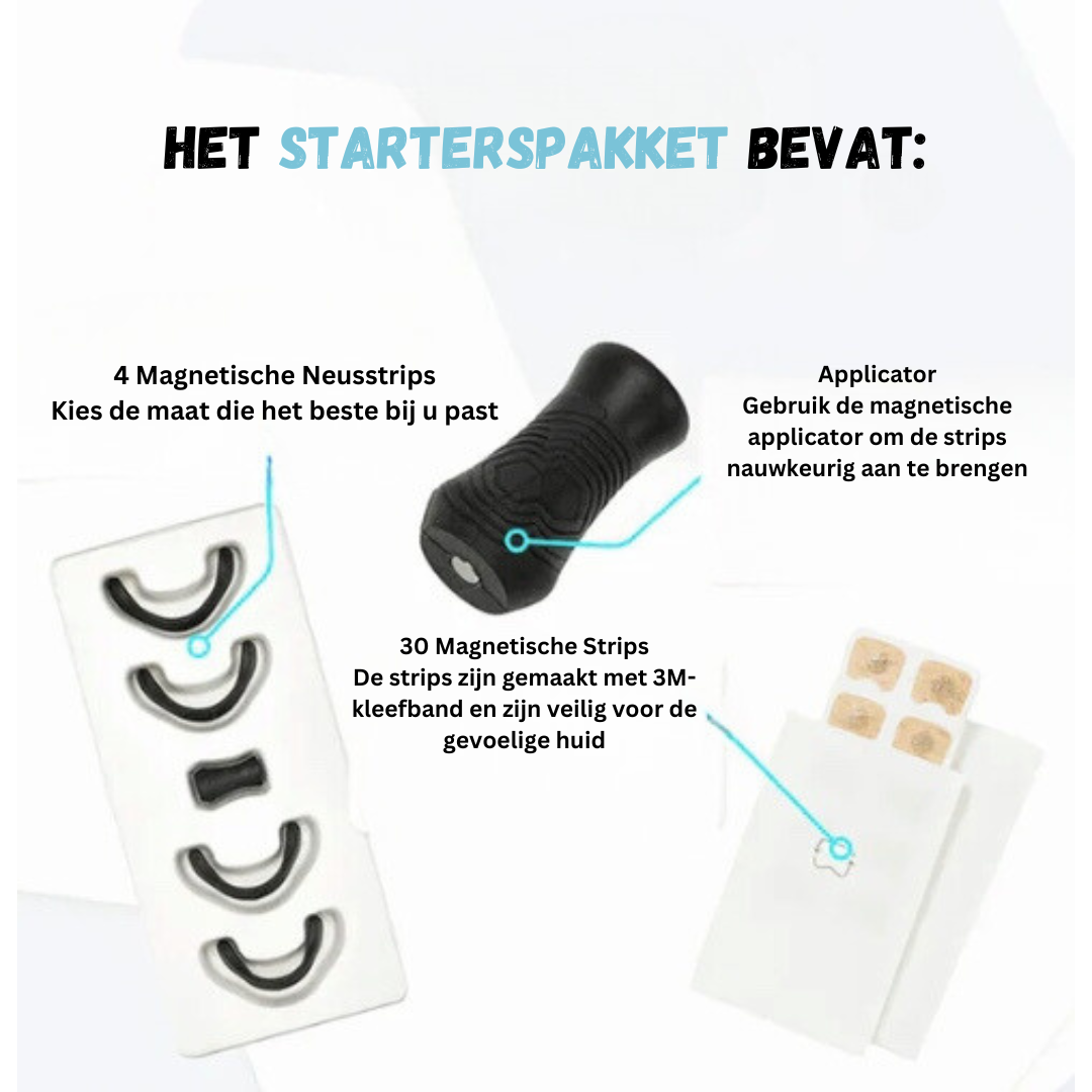 Magnetische Neusstrips: Adem Vrij, Slaap Beter, Presteer Meer!
