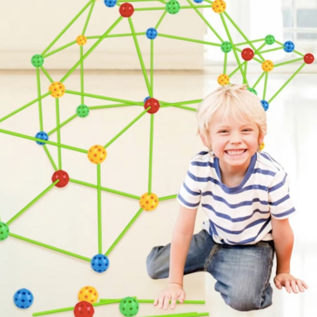 Constructie bouwmateriaal voor kids - bouw je eigen kasteel of tent!