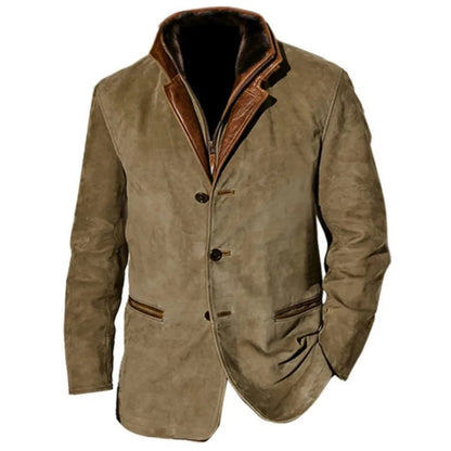 Laat de herfst maar komen!🍂  Het is tijd voor MAX, onze stoere vintage jas met een turn-down kraag!