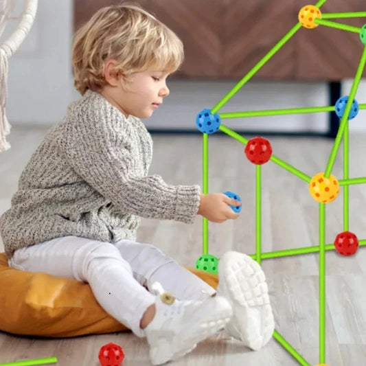 Constructie bouwmateriaal voor kids - bouw je eigen kasteel of tent!