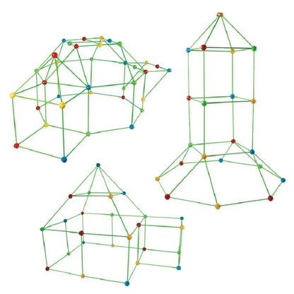 Constructie bouwmateriaal voor kids - bouw je eigen kasteel of tent!